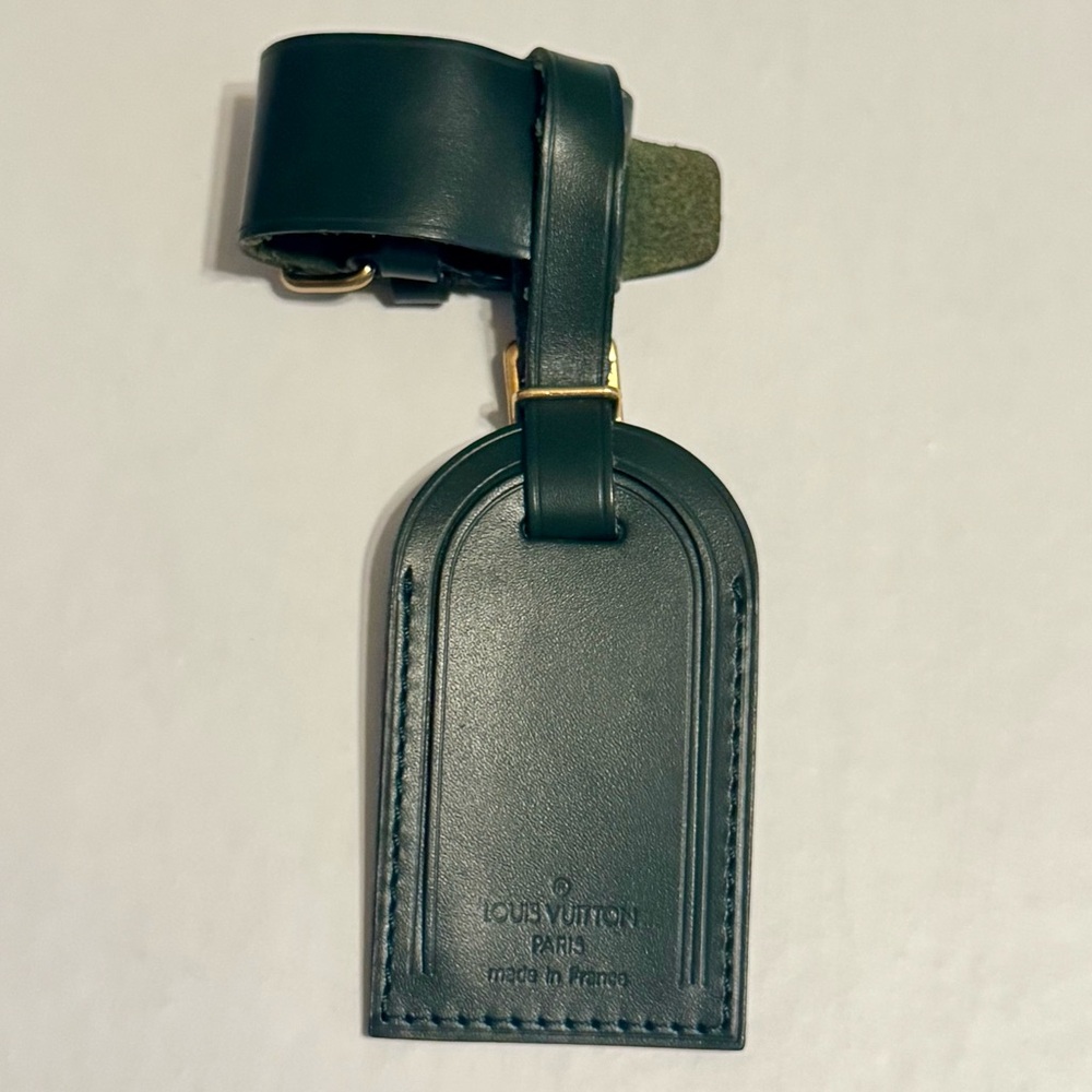Louis Vuitton Green Luggage Tag